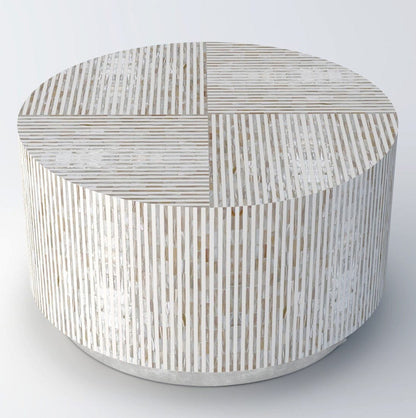 Mother of Pearl - hand made coffee table