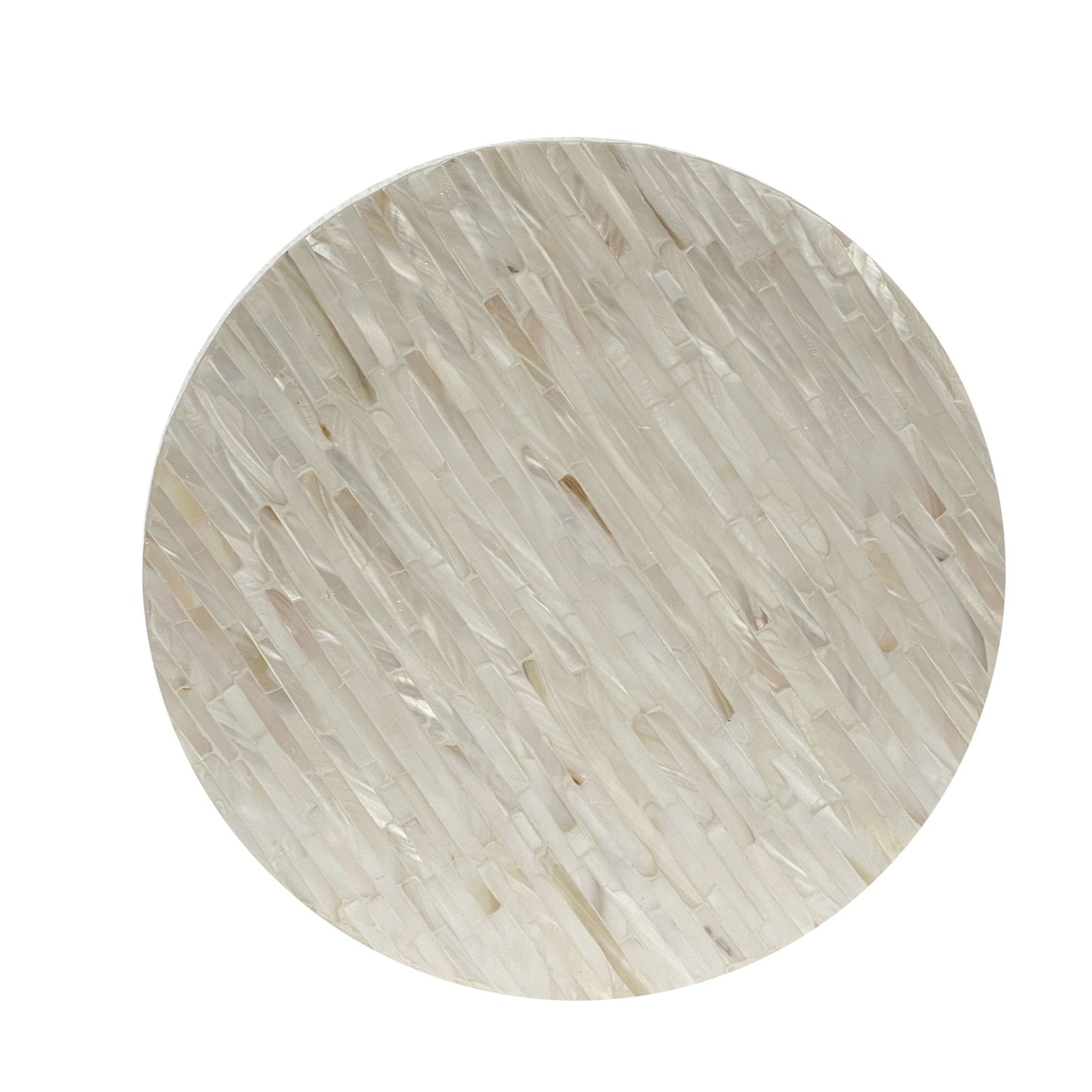 Alpine Mother of Pearl - Hand Made Stool/Side Table