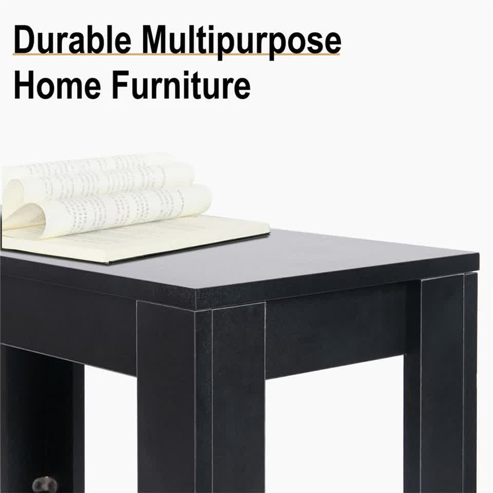 Rustic 2 Tier Side Table