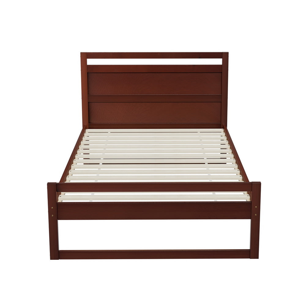 Witton Bed Frame King Single Size - Walnut